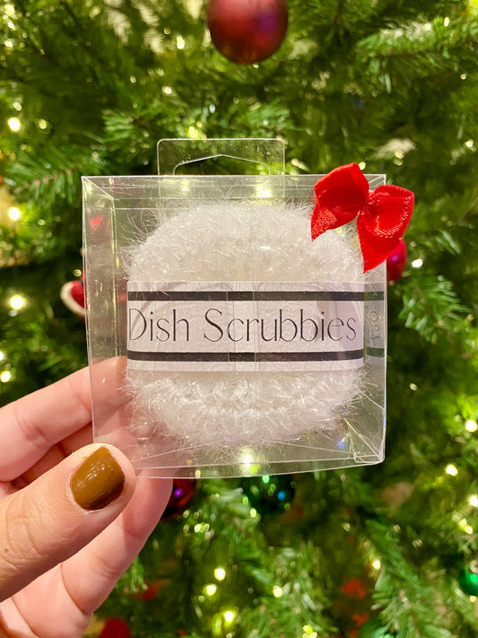 White Dish Scrubbies