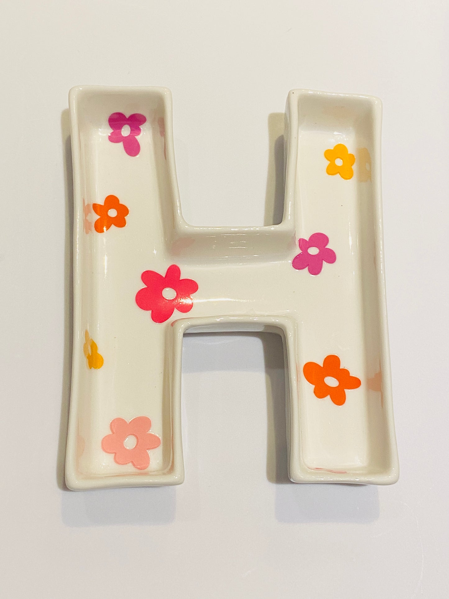 H Floral Jewelry Tray