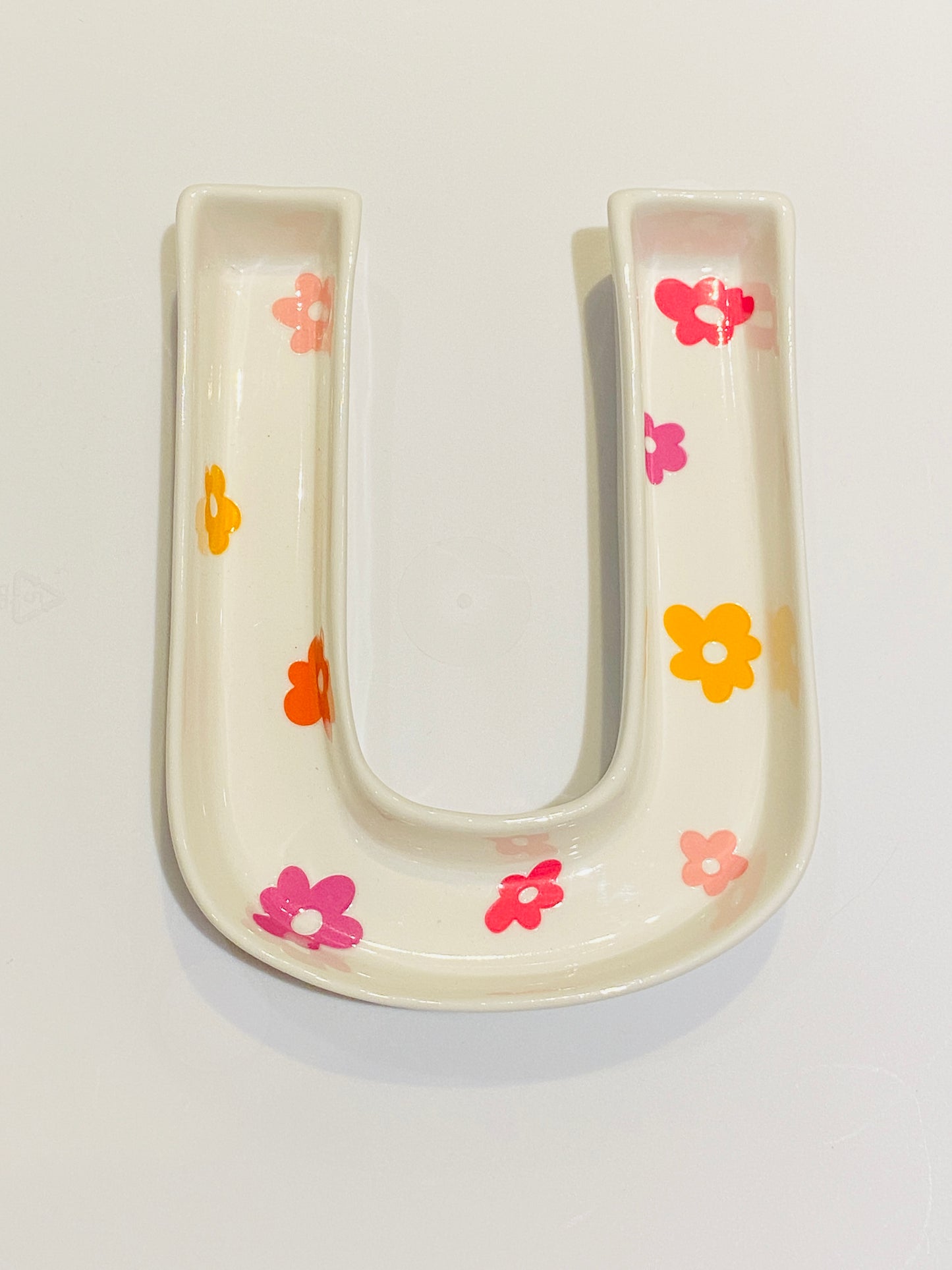 U Floral Jewelry Tray