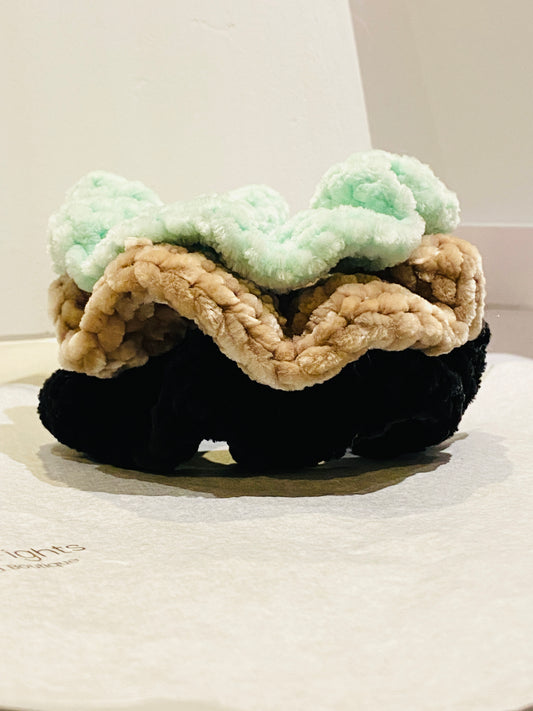 3pk Mint Scrunchies