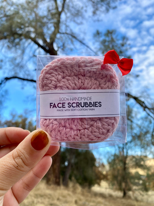 Pink Face Scrubbies