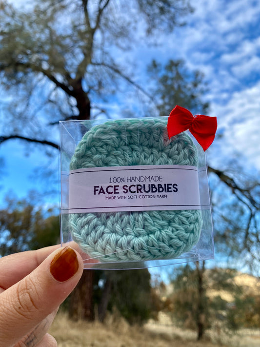 Green Face Scrubbies