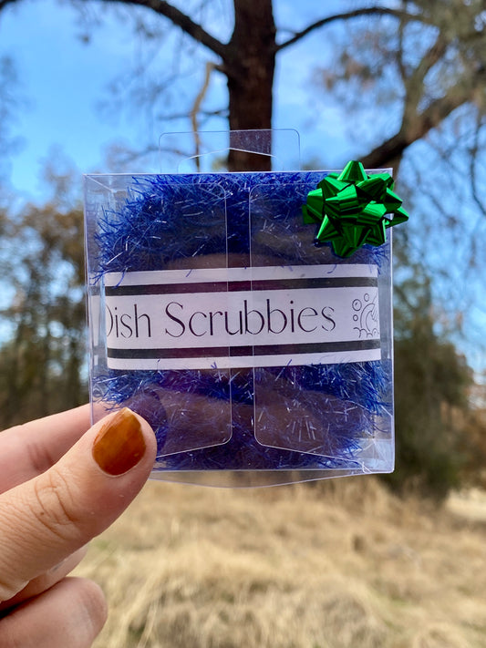 Dark Blue Dish Scrubbies