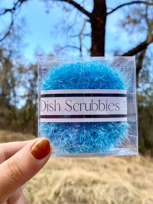 Light Blue Dish Scrubbie