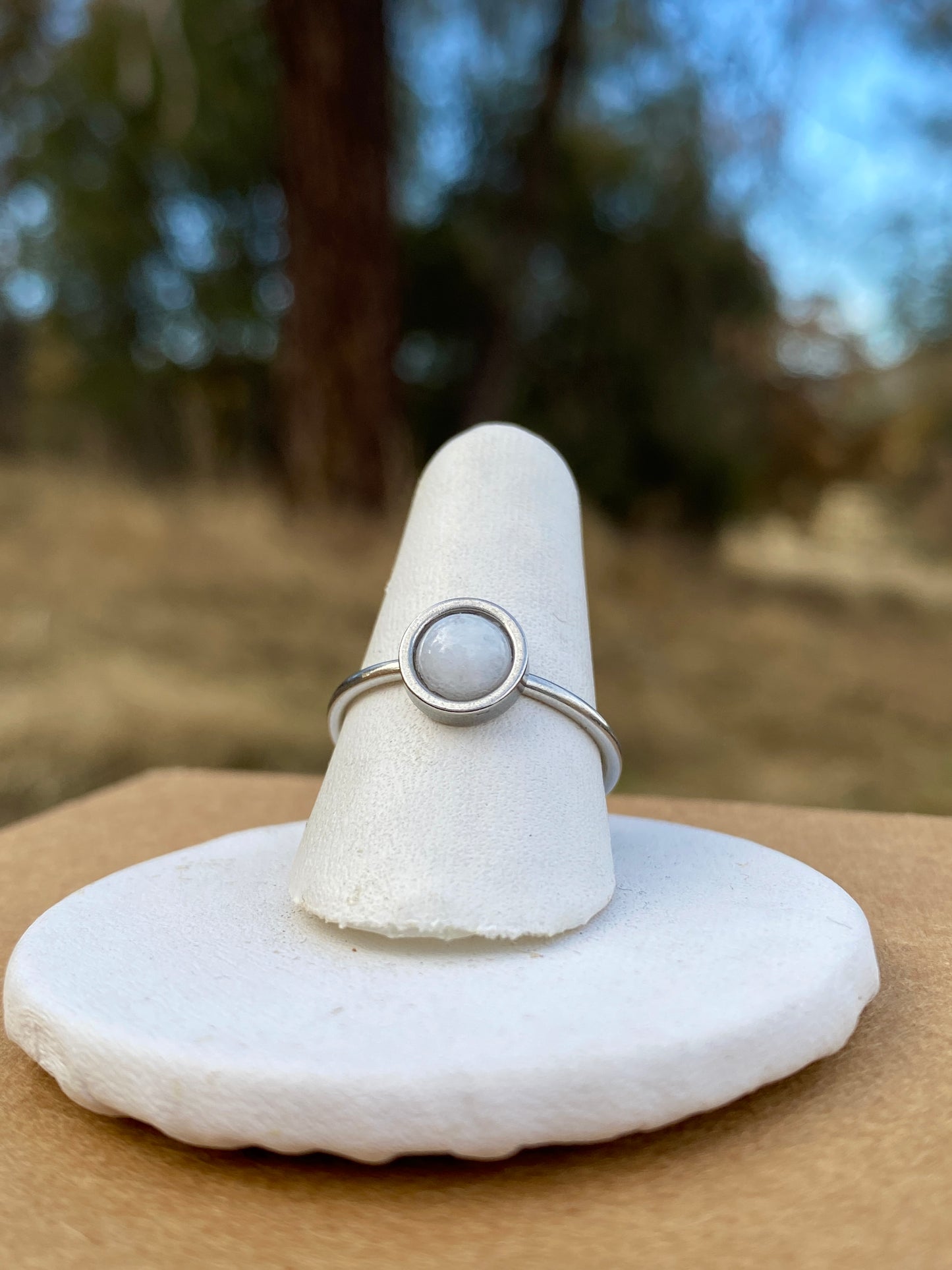 White 6mm Ring